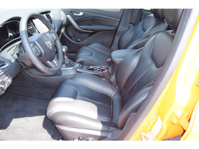 dodge dart 2013 orange sedan limited gasoline 4 cylinders front wheel drive automatic 76543
