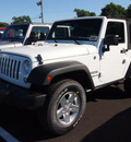 jeep wrangler 2014 white suv sport gasoline 6 cylinders 4 wheel drive 5 spd automatic 07730