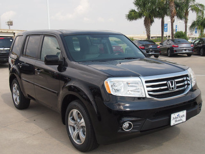 honda pilot 2013 black suv ex l gasoline 6 cylinders 4 wheel drive automatic 77065