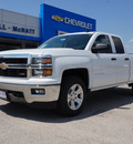 chevrolet silverado 1500 2014 white ls flex fuel 8 cylinders 4 wheel drive automatic 76266