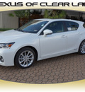 lexus ct 200h 2013 white hatchback hybrid 4 cylinders front wheel drive cont  variable trans  77546