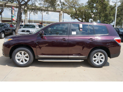 toyota highlander 2013 dk  red suv gasoline 6 cylinders front wheel drive automatic 78232
