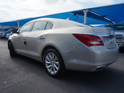 buick lacrosse 2014 beige sedan leather gasoline 6 cylinders front wheel drive automatic 76234