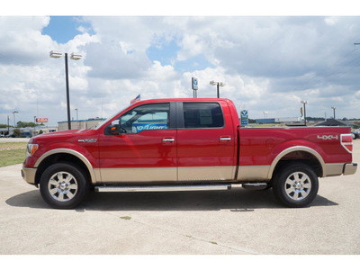 ford f 150 2011 red flex fuel 8 cylinders 4 wheel drive automatic 76502