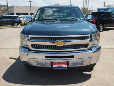 chevrolet silverado 1500 2013 blue pickup truck ls flex fuel 8 cylinders 2 wheel drive automatic 77566