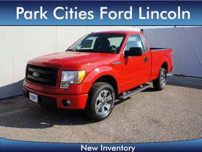 ford f 150 2013 red stx flex fuel 8 cylinders 2 wheel drive automatic 75235