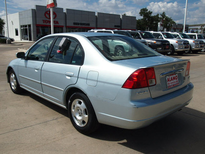 honda civic 2003 light blue sedan hybrid hybrid 4 cylinders dohc front wheel drive automatic 78232