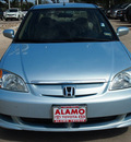 honda civic 2003 light blue sedan hybrid hybrid 4 cylinders dohc front wheel drive automatic 78232