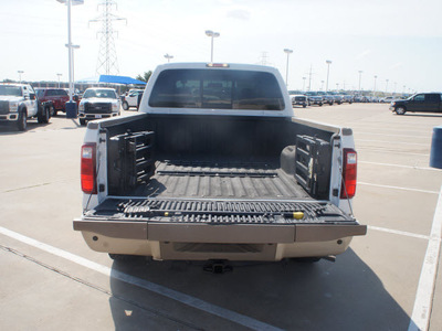 ford f 250 super duty 2010 white king ranch diesel 8 cylinders 4 wheel drive automatic 76108