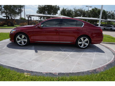 lexus gs 350 2010 red sedan gasoline 6 cylinders rear wheel drive 6 speed automatic 77074