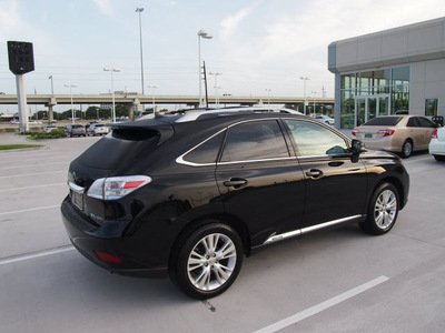 lexus rx 450h 2010 black suv hybrid 6 cylinders all whee drive automatic 77074