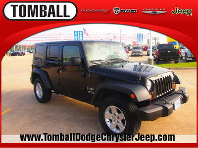 jeep wrangler unlimited 2010 black suv sport gasoline 6 cylinders 4 wheel drive automatic 77375