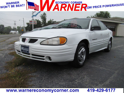 pontiac grand am 2000 white sedan se gasoline 4 cylinders front wheel drive automatic with overdrive 45840