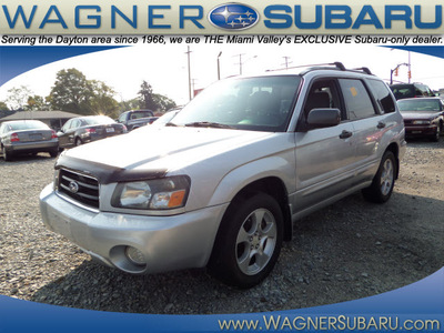 subaru forester 2003 silver suv xs 4 cylinders sohc automatic 45324