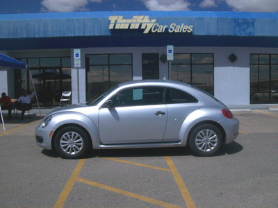 volkswagen beetle 2012 silver hatchback pzev gasoline 5 cylinders front wheel drive automatic 79936