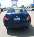 nissan versa 2012 blue sedan gasoline 4 cylinders front wheel drive automatic 79936