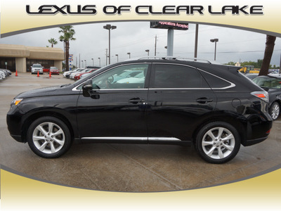 lexus rx 350 2010 black suv gasoline 6 cylinders front wheel drive shiftable automatic 77546