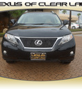 lexus rx 350 2010 black suv gasoline 6 cylinders front wheel drive shiftable automatic 77546