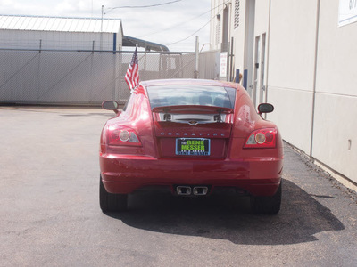 chrysler crossfire 2004 red coupe gasoline 6 cylinders sohc rear wheel drive automatic 79407