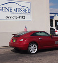 chrysler crossfire 2004 red coupe gasoline 6 cylinders sohc rear wheel drive automatic 79407