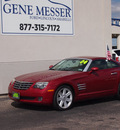 chrysler crossfire 2004 red coupe gasoline 6 cylinders sohc rear wheel drive automatic 79407