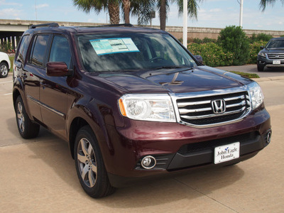 honda pilot 2013 dk  red suv touring gasoline 6 cylinders front wheel drive automatic 77065