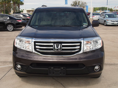 honda pilot 2012 dk  brown suv touring gasoline 6 cylinders front wheel drive automatic 77065
