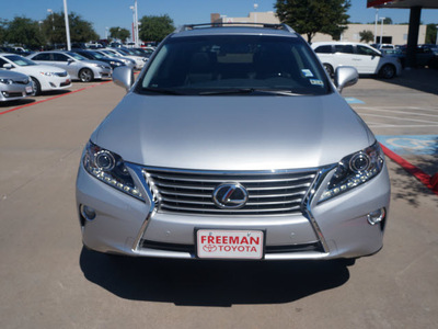 lexus rx 350 2013 silver suv gasoline 6 cylinders front wheel drive automatic 76053