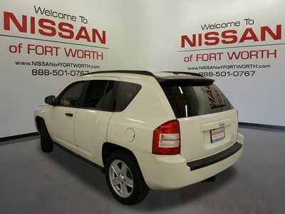 jeep compass 2007 white suv high gasoline 4 cylinders front wheel drive automatic 76116