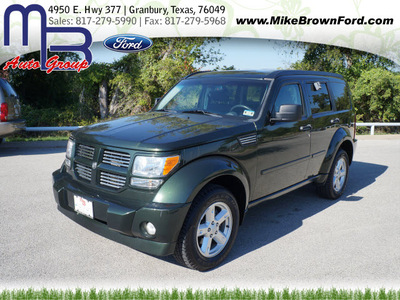 dodge nitro 2010 green suv sxt gasoline 6 cylinders 4 wheel drive automatic 76049