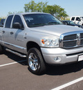 dodge ram 1500 2007 silver laramie gasoline 8 cylinders 4 wheel drive automatic with overdrive 76520