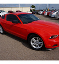 ford mustang 2012 red coupe v6 gasoline 6 cylinders rear wheel drive standard 78572