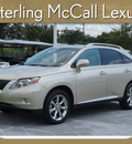 lexus rx 350 2012 beige suv gasoline 6 cylinders front wheel drive shiftable automatic 77074