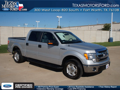 ford f 150 2013 silver xlt flex fuel 6 cylinders 2 wheel drive automatic 76108