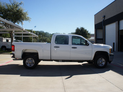 chevrolet silverado 2500hd 2014 white work truck flex fuel 8 cylinders 2 wheel drive automatic 76051