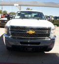 chevrolet silverado 2500hd 2014 white work truck flex fuel 8 cylinders 2 wheel drive automatic 76051