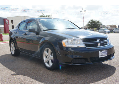 dodge avenger 2013 black sedan se gasoline 4 cylinders front wheel drive automatic 78041