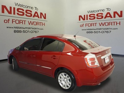 nissan sentra 2012 dk  red sedan gasoline 4 cylinders front wheel drive automatic 76116
