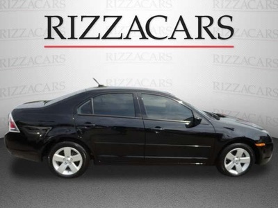 ford fusion 2007 black sedan se gasoline 6 cylinders front wheel drive automatic with overdrive 60546