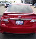 toyota corolla 2013 red sedan gasoline 4 cylinders front wheel drive automatic 79925