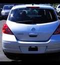 nissan versa 2009 silver hatchback 1 8 s gasoline 4 cylinders front wheel drive automatic 06019