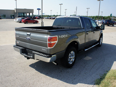 ford f 150 2011 gray xlt 4x4 supercrew gasoline 6 cylinders 4 wheel drive automatic 75119