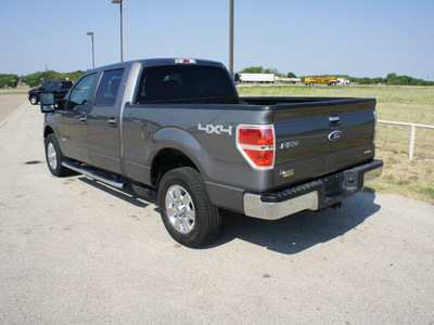 ford f 150 2011 gray xlt 4x4 supercrew gasoline 6 cylinders 4 wheel drive automatic 75119