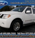 nissan pathfinder 2010 white suv le gasoline 6 cylinders 2 wheel drive shiftable automatic 32401