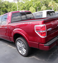 ford f 150 2013 red limited gasoline 6 cylinders 2 wheel drive automatic 32401