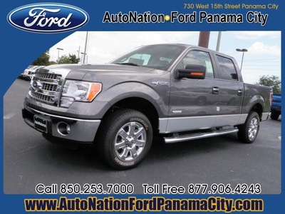 ford f 150 2013 gray xlt gasoline 6 cylinders 2 wheel drive automatic 32401