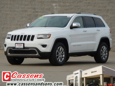 jeep grand cherokee 2014 white suv limited 6 cylinders automatic 62034