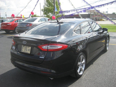 ford fusion 2013 black sedan se gasoline 4 cylinders front wheel drive automatic 62863