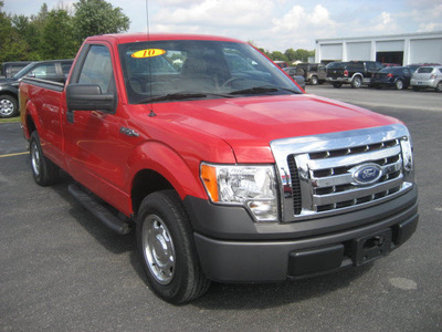 ford f 150 2010 red xl gasoline 8 cylinders 2 wheel drive automatic 62863