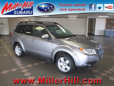 subaru forester 2010 silver suv 2 5x limited gasoline 4 cylinders all whee drive autostick 55811